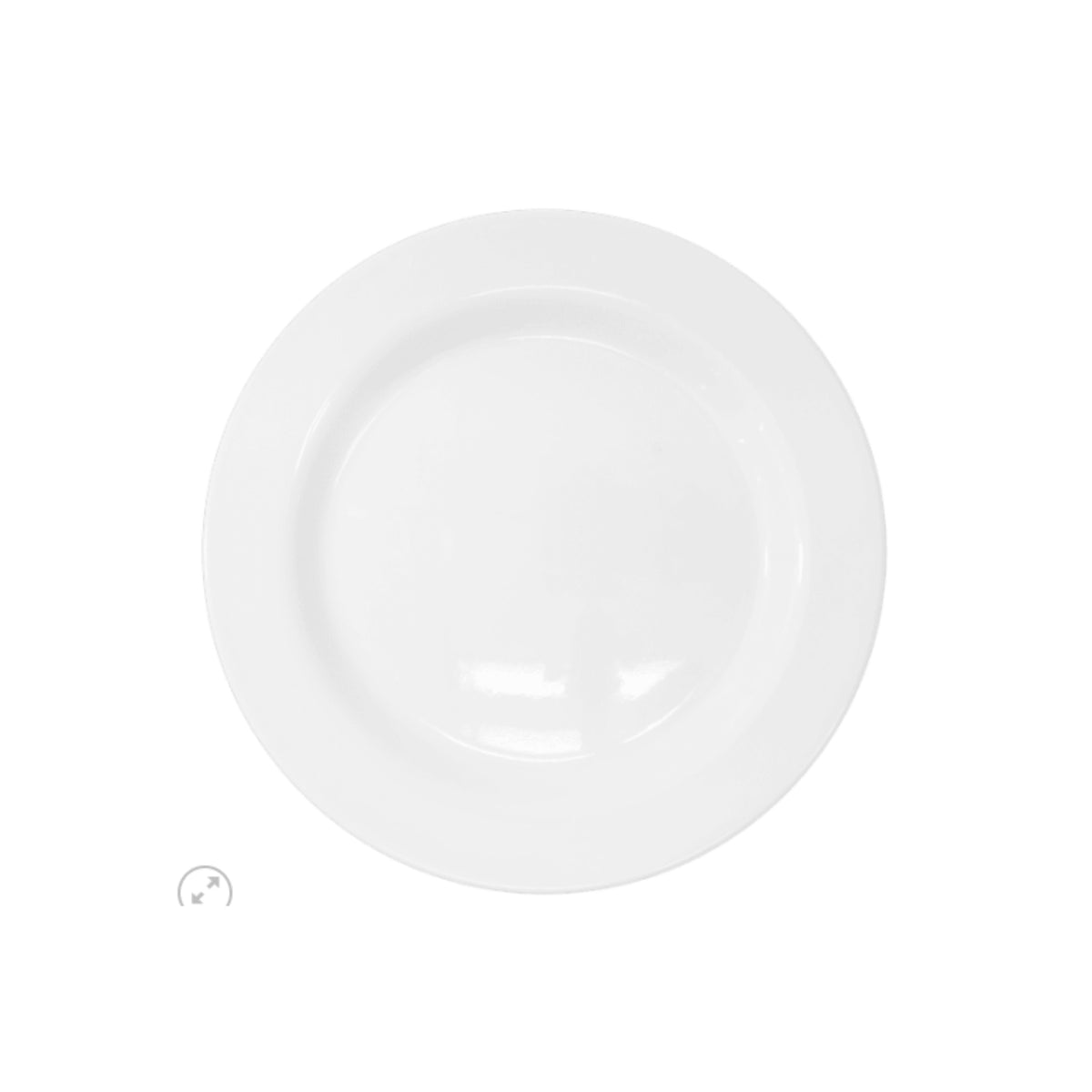 PLATO TRINCHE 10" MELAMINA BLANCA DOMESTICA TAV9805PTR10D