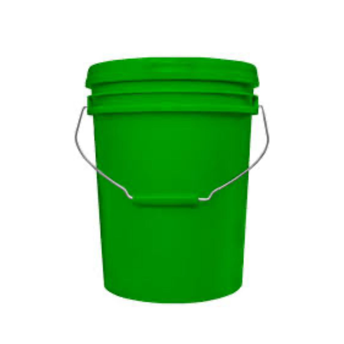 CUBETA INDUSTRIAL C/TAPA Y ASA 10 LTS. VERDE