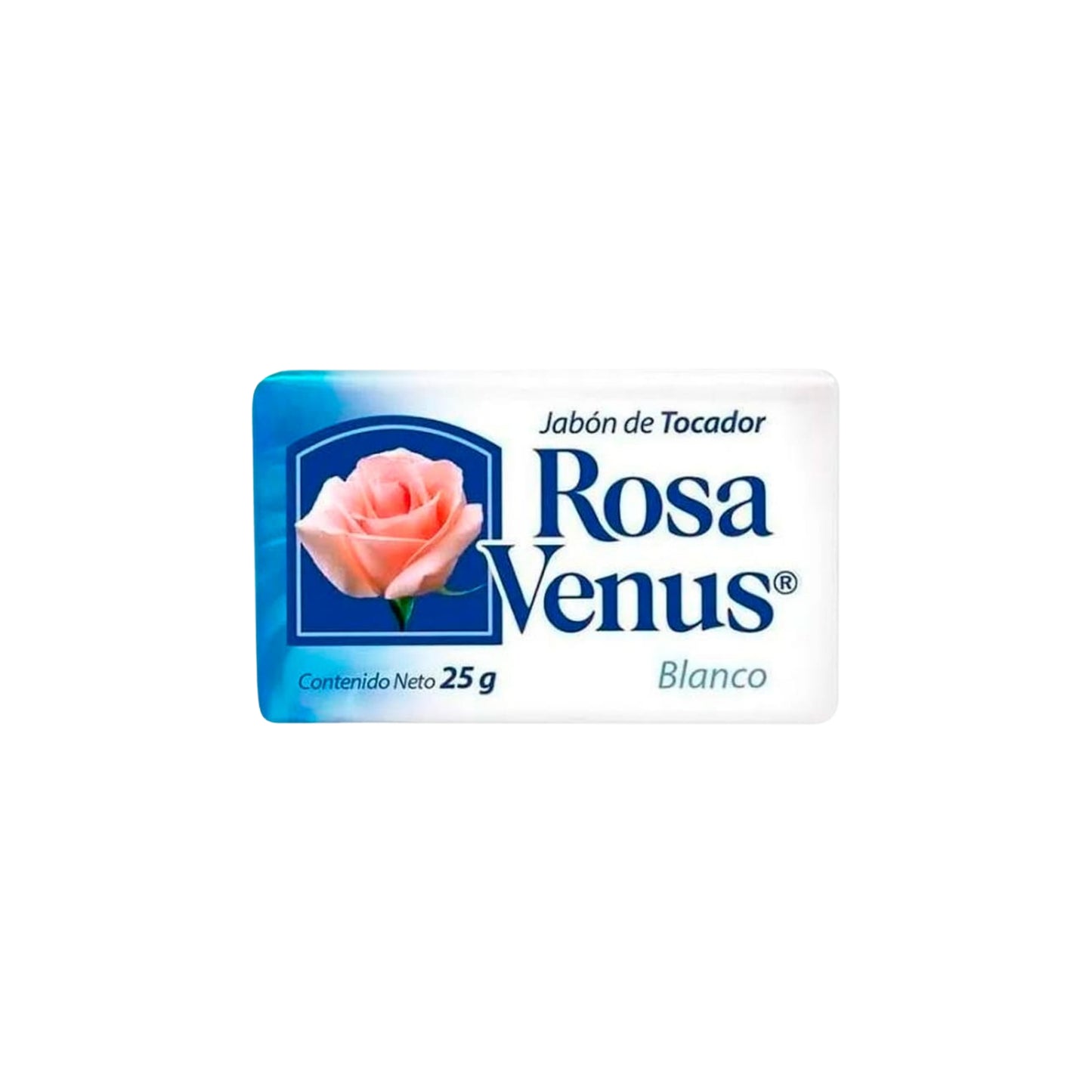 JABON TOCADOR ROSA VENUS BCO 25 GR