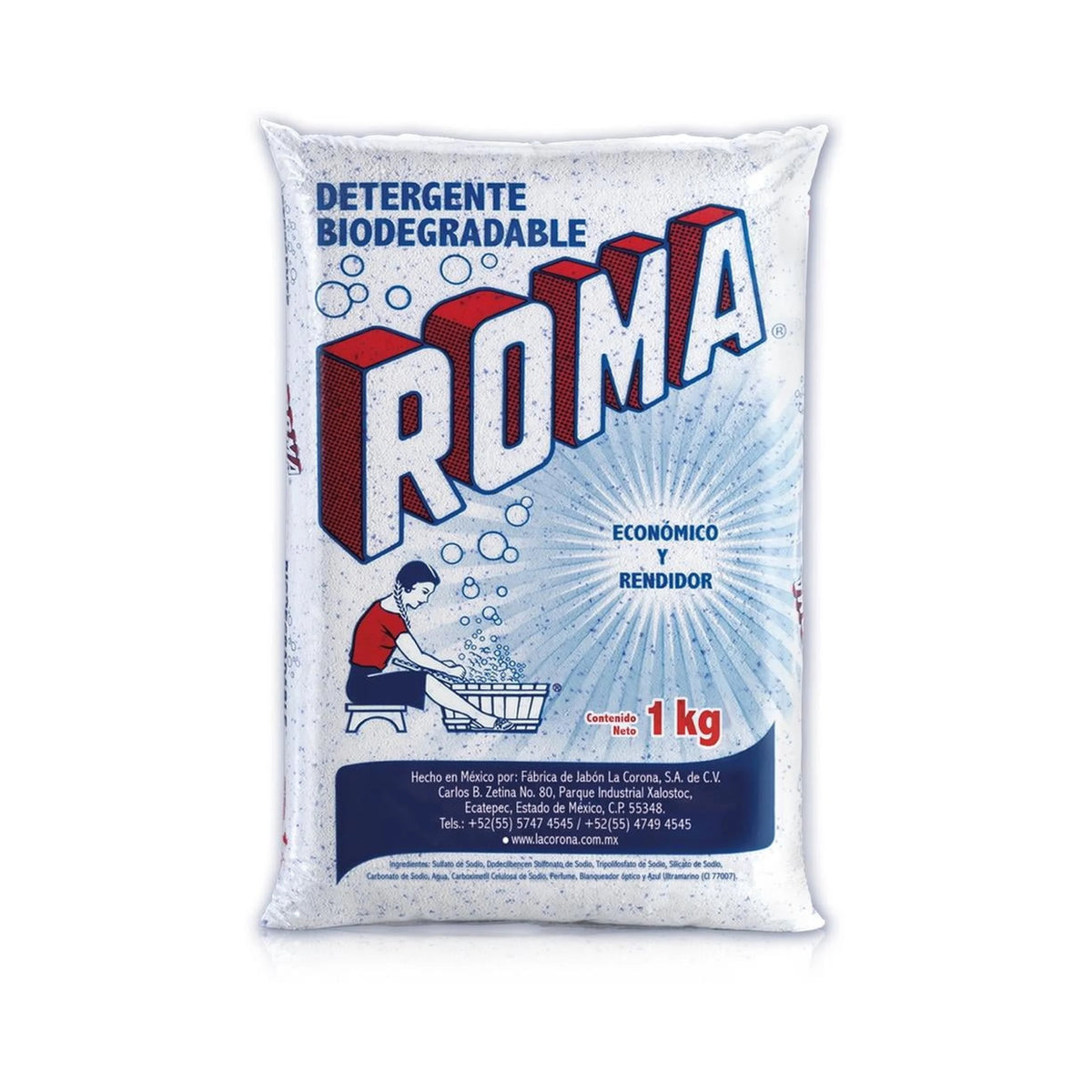 DETERGENTE POLVO ROMA 1 KG