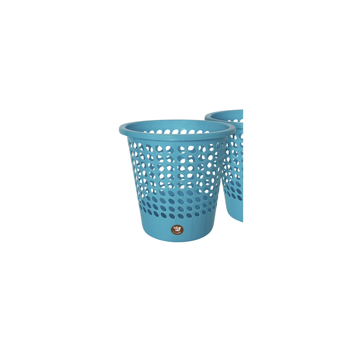 CESTO PAPELERO OVAL D28 A 26 AZUL CAPRI CEPAOV008