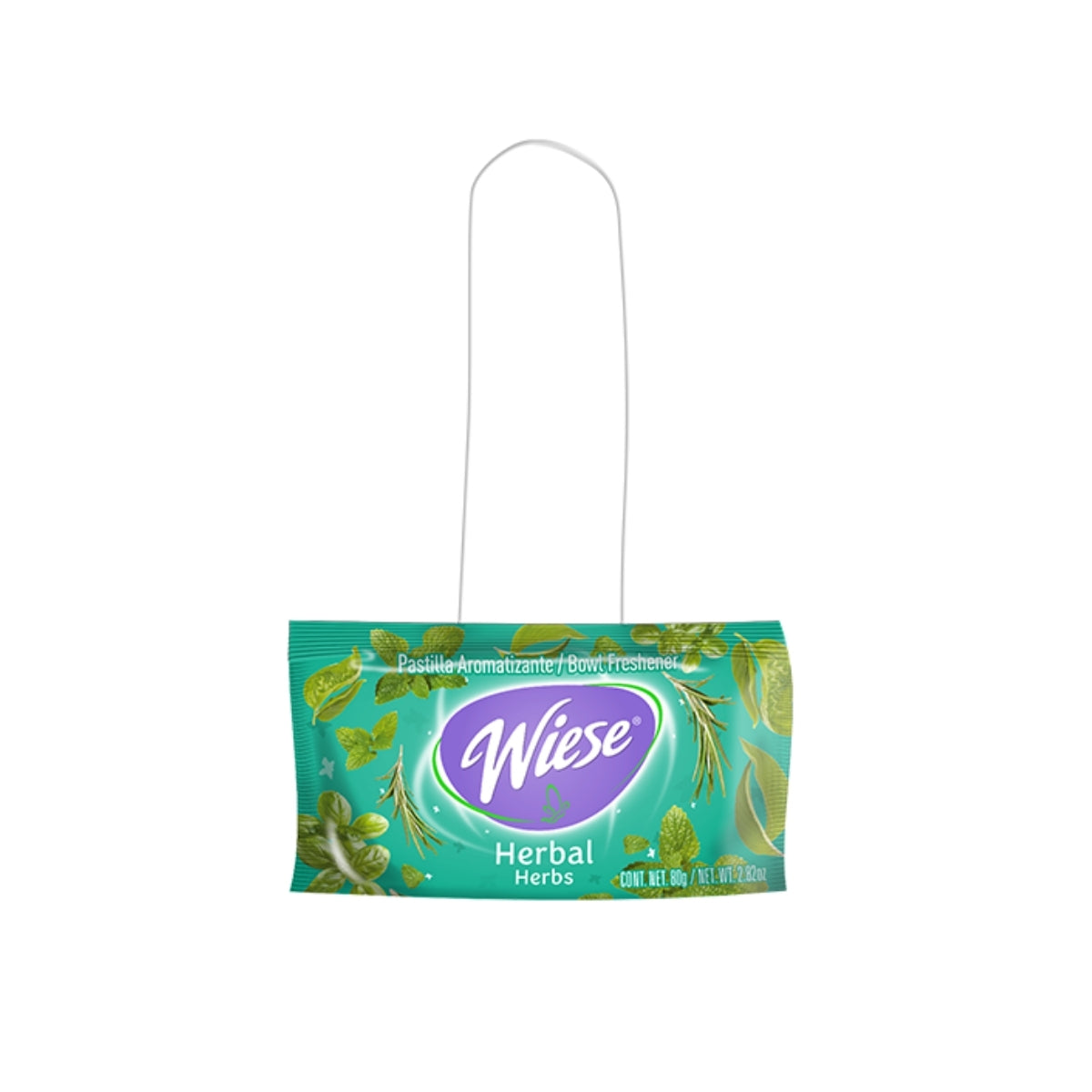 PASTILLA AROMATIZANTE CON GANCHO (COLORES SURTIDOS) "WIESE" 80 GRS.