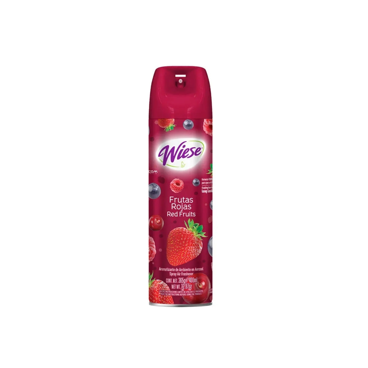 AROMATIZANTE EN AEROSOL FRUTAS ROJAS "WIESE" 400 ML.