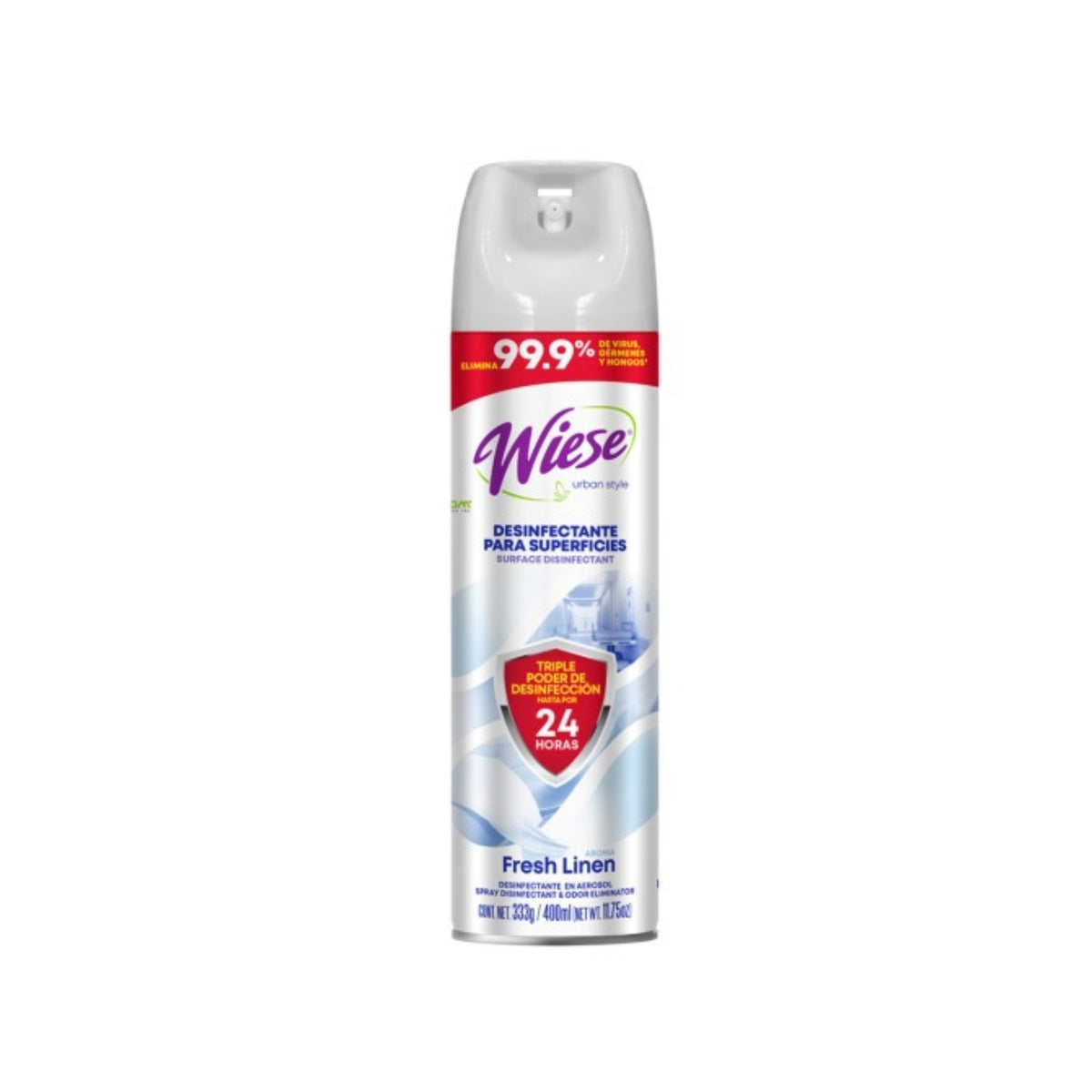 DESINFECTANTE WIESE FRESH LINEN "WIESE" 400 ML.