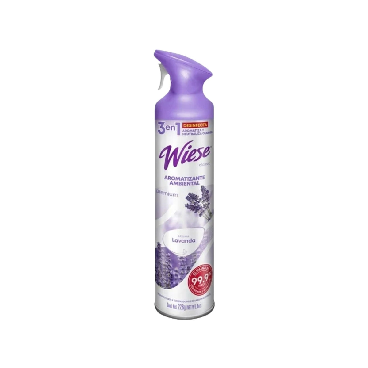 AROMATIZANTE EN AEROSOL PREMIUM LAVANDA "WIESE" 8 OZ.