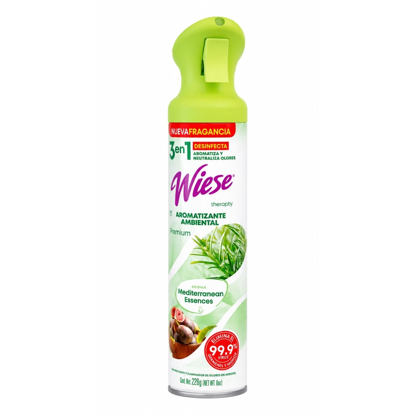 AROMATIZANTE EN AEROSOL PREMIUM MEDITERREAN ESSENCES "WIESE" 8 OZ.