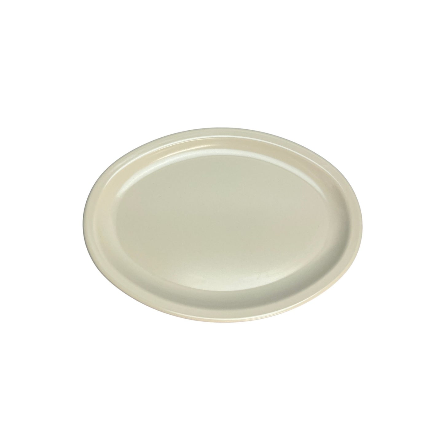 PLATO OVALADO 11.5" MELAMINA BLANCA D09 004-009-101