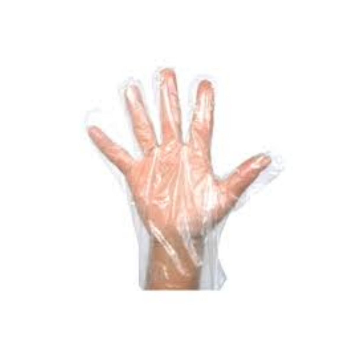 CAJA DE GUANTES DE POLIETILENO MEDIANO GRADO ALIMENTICIO C/100PZAS