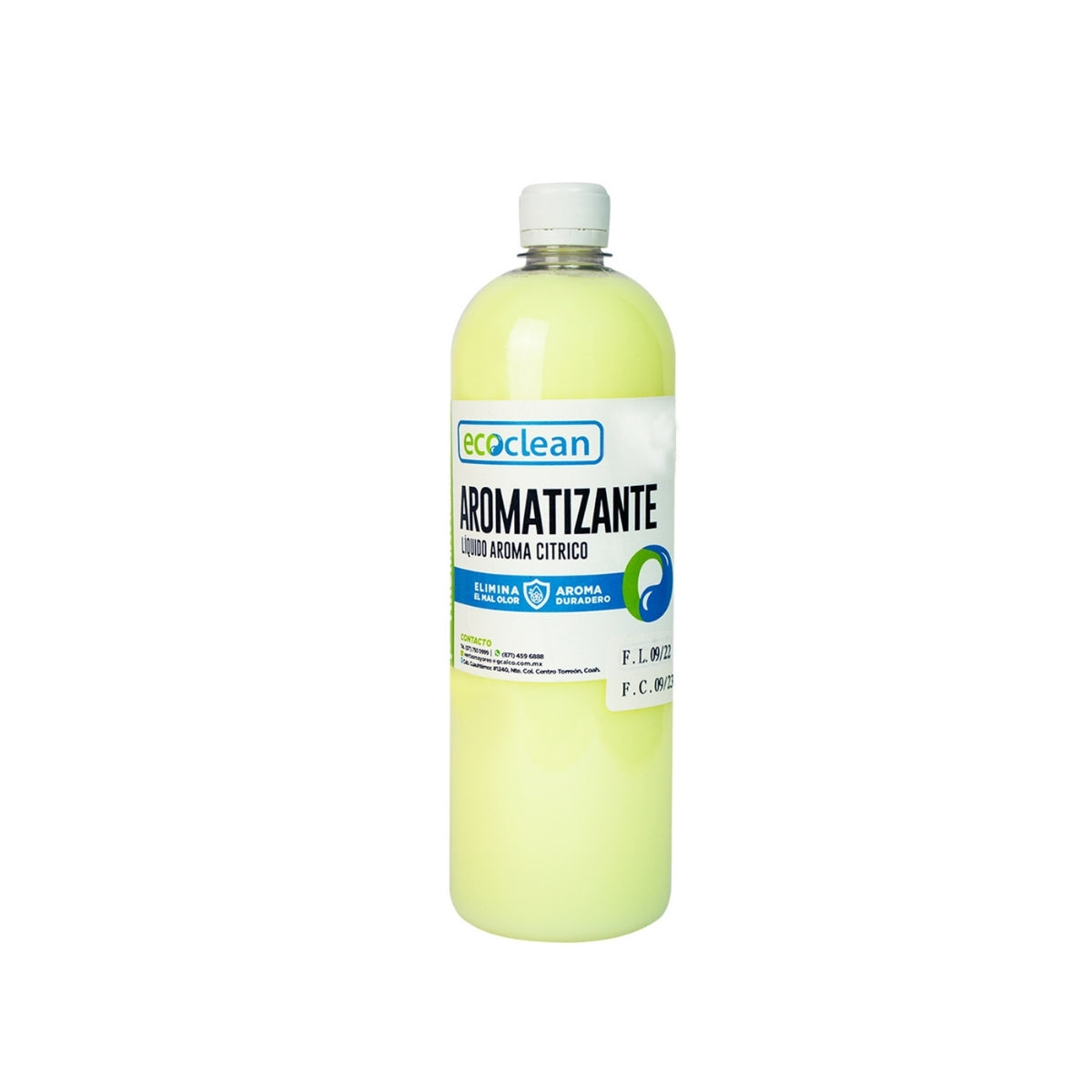 AROMATIZANTE CITRICO "ECOCLEAN" LITRO (CON ATOMIZADOR)