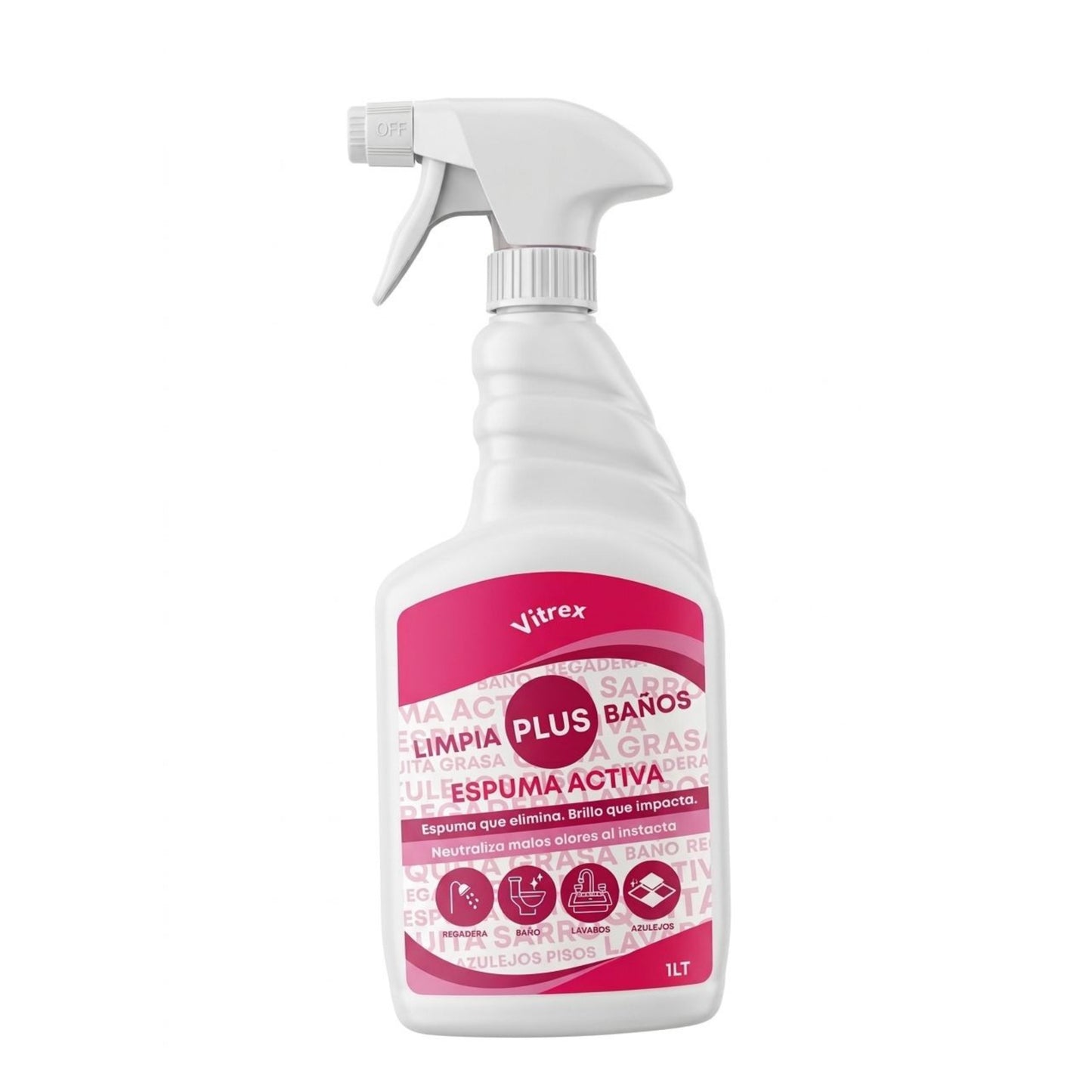 LIMPIA BAÑOS ESPUMA ACTIVA VITREX