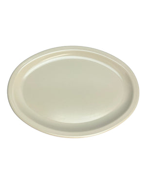 Foto de plato ovalado 13" melamina beige d08 004-008-102 — Alco Distribuidora Torreón mayoreo