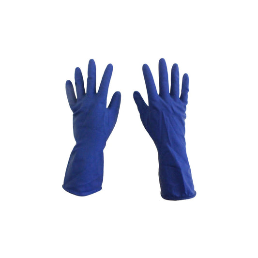 GUANTE SATINADO MEDIANO AZUL E-156