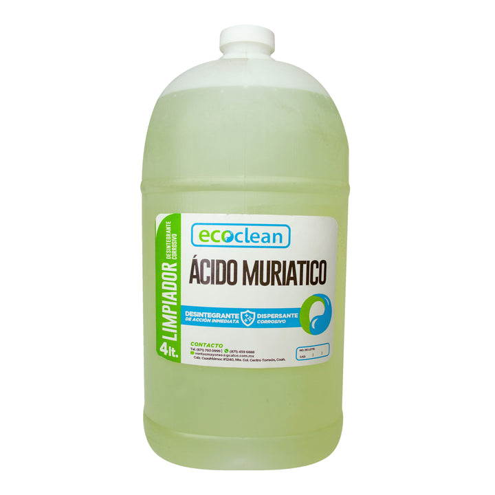 ACIDO MURIATICO "ECOCLEAN" GALON