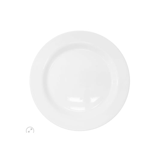 PLATO TRINCHE 10" MELAMINA BLANCA DOMESTICA TAV9805PTR10D