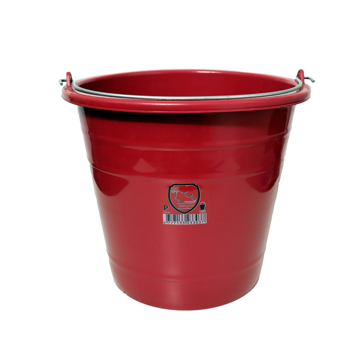 CUBETA PLASTICO 12 LTS. ROJA