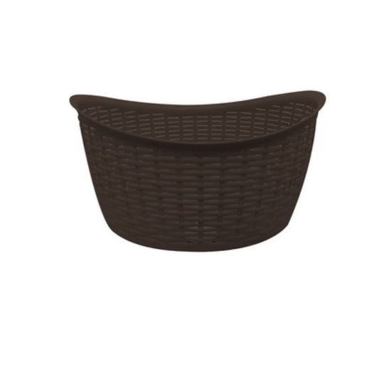 CANASTA RATTAN OVAL CHOCOLATE CROV0006