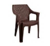 SILLA  TIPO  RATTAN CLEO CHOCOLATE