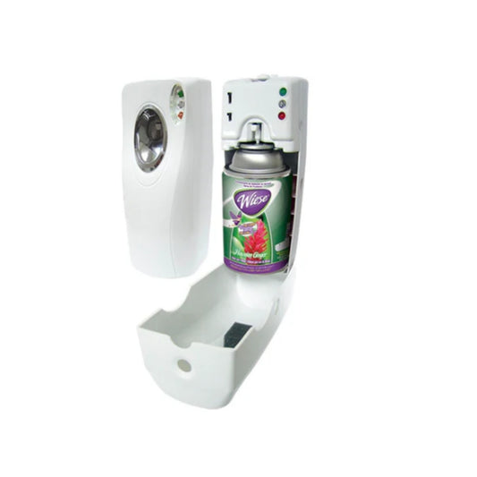 DISPENSADOR PROGRAMABLE PARA AROMATIZANTE EN AEROSOL "WIESE"