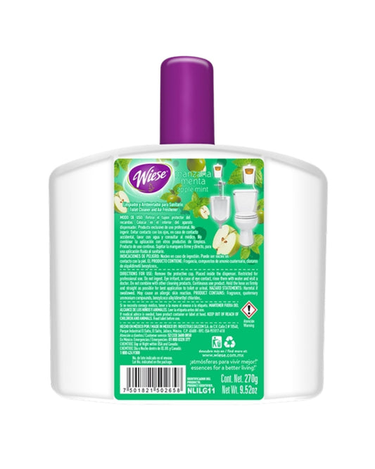 REPUESTO LIQUIDO GOTEADOR MANZANA MENTA NUEVA PRESENTACION  "WIESE" 9.52 OZ
