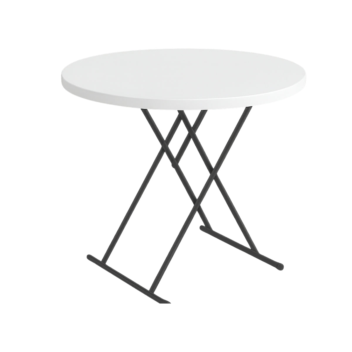 MESA REDONDA PLEGABLE 80CM