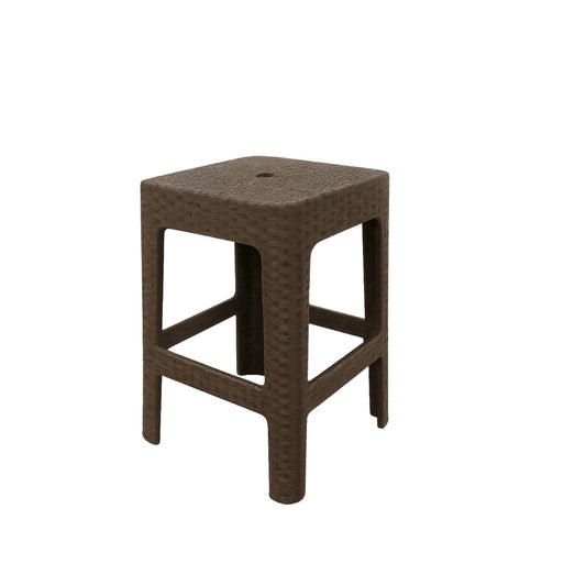 BANCO RATTAN CUADRADO PREMIUM COLORES SURTIDOS