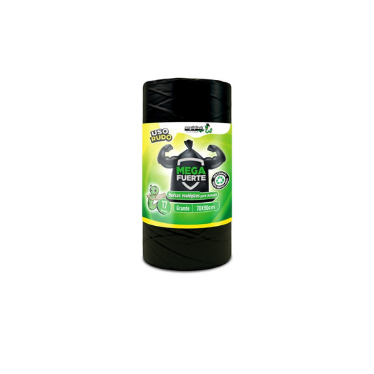 BOLSA PARA BASURA USO RUDO EN ROLLO  50X70