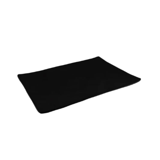PLATO RECTANGULAR 30 CMS.  MELAMINA JET BLACK