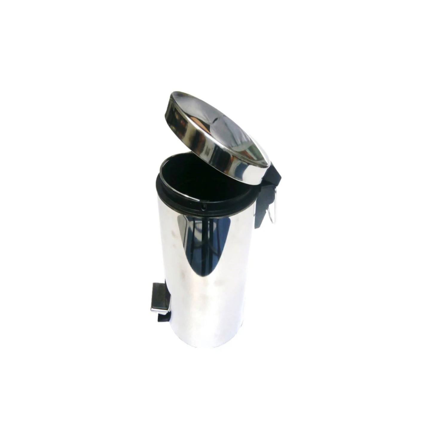 BOTE P/BASURA AC.INOX. CIERRE LENTO  12 LTS. 130-002-012