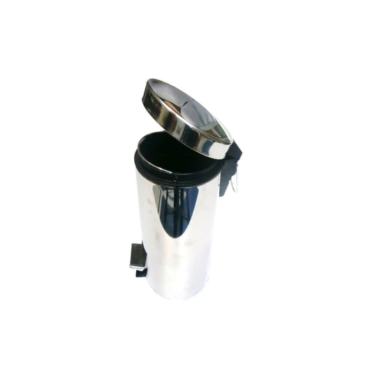 BOTE P/BASURA AC.INOX. CIERRE LENTO  12 LTS. 130-002-012