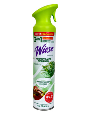 Foto de aromatizante en aerosol premium mediterrean essences 8 oz. — Alco Distribuidora Torreón mayoreo