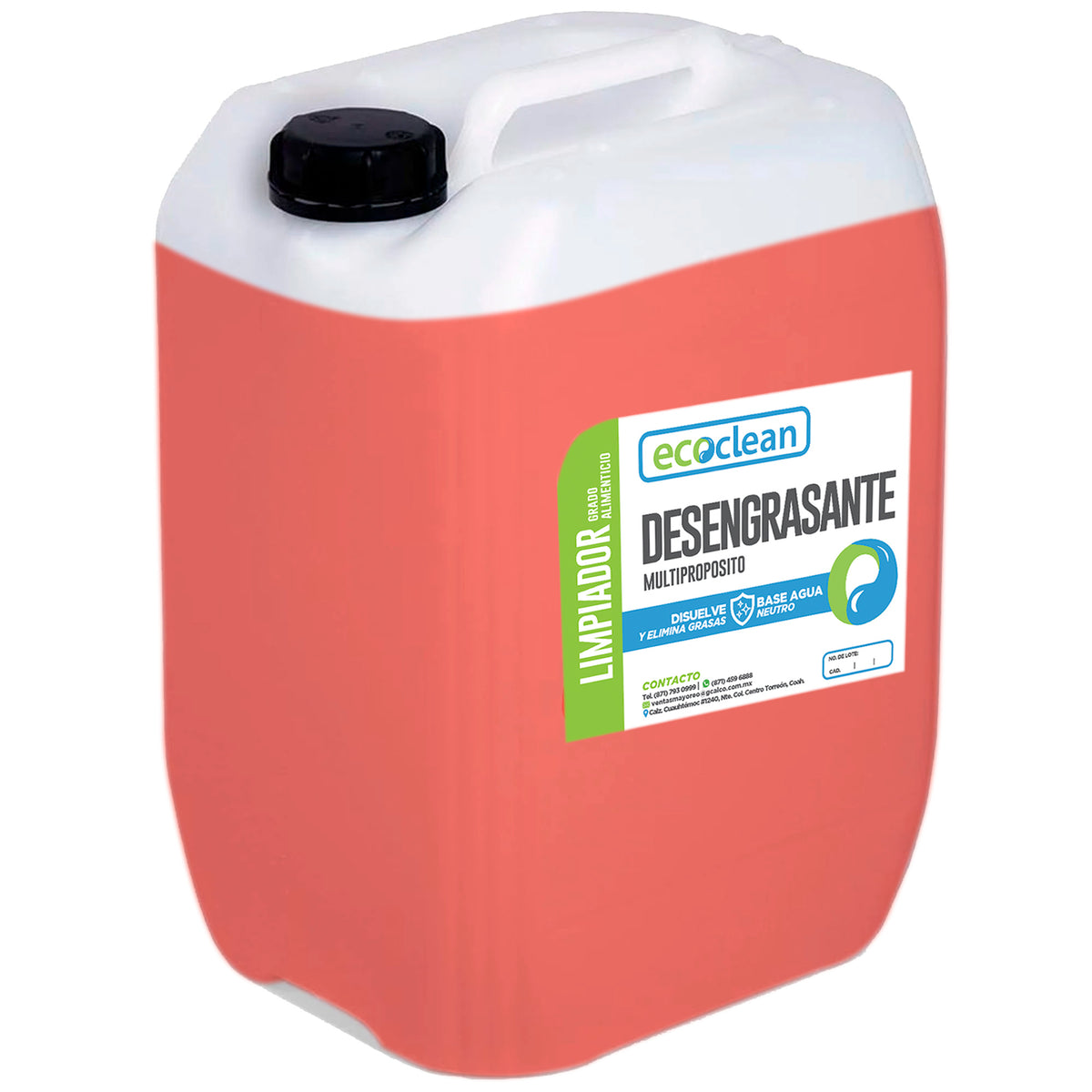 DESENGRASANTE INDUSTRIAL  ECOCLEAN  A GRANEL