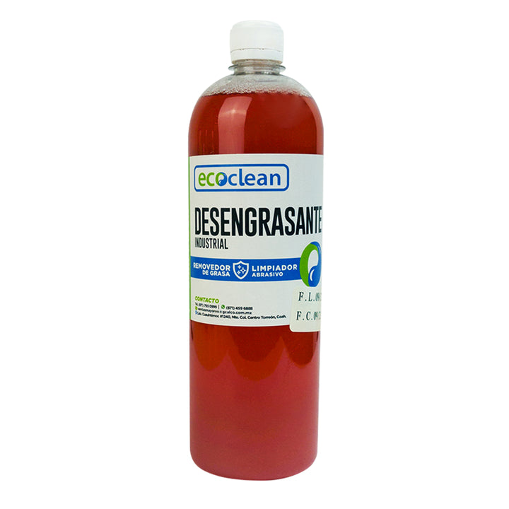 DESENGRASANTE  INDUSTRIAL "ECOCLEAN" LITRO