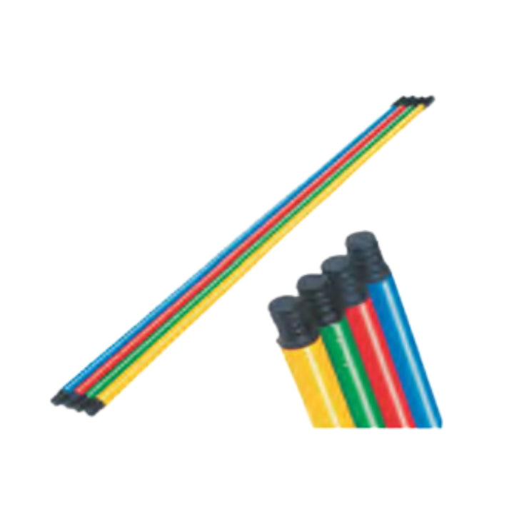 BASTON DE LAMINA 1.20 MTS. PUNTA PLASTICA AZUL 1901-MB