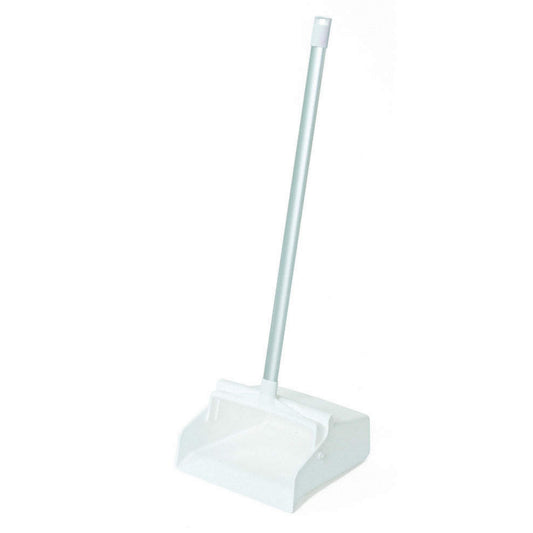 RECOGEDOR DE PLASTICO COLOR BLANCO CON BASTON DUST-PRO 9102W