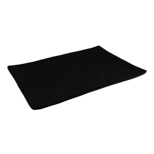Foto de plato rectangular 20 cms. melamina jet black — Alco Distribuidora Torreón mayoreo