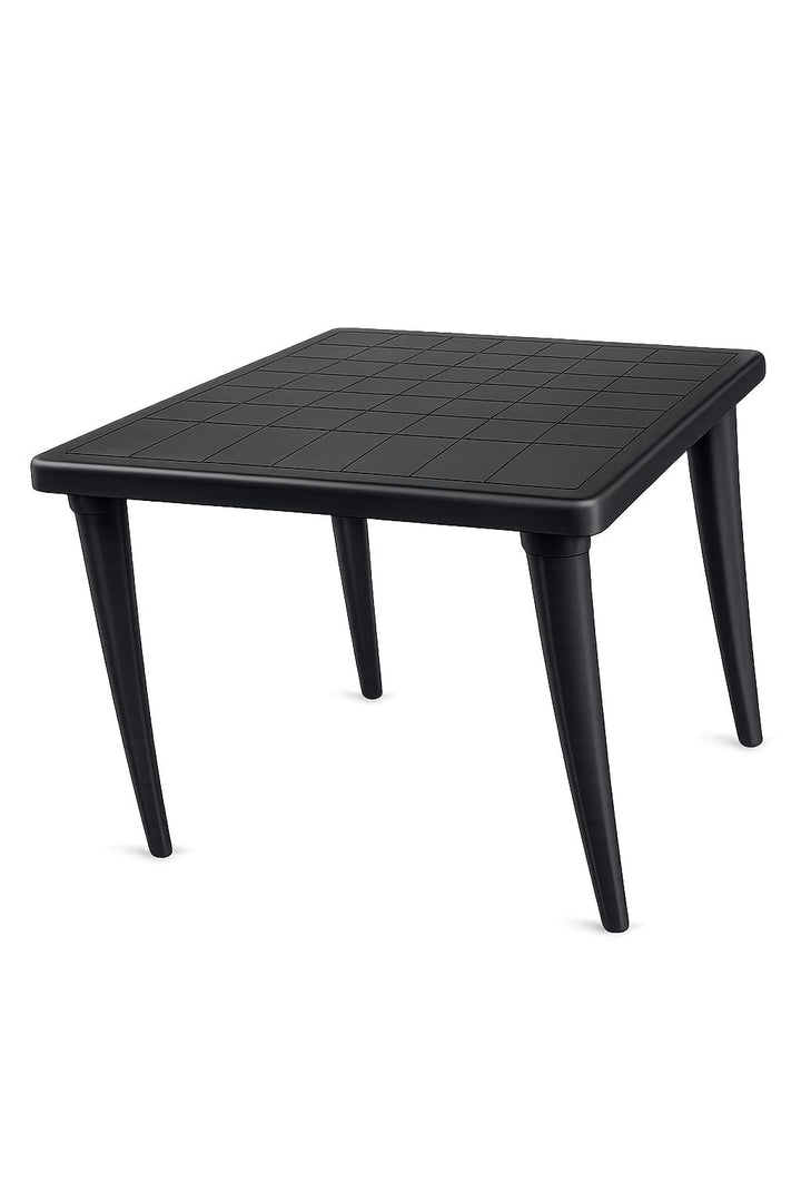 MESA CUADRADA NEGRA LISA PA003-N