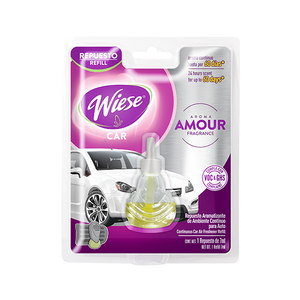 REPUESTO PARA AROMATIZANTE PARA AUTO AMOUR "WIESE" 7 ML.
