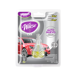 REPUESTO PARA AROMATIZANTE PARA AUTO AUTO NUEVO "WIESE" 7 ML.