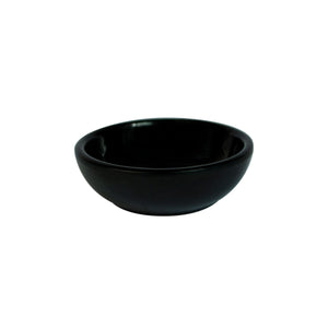 PLATITO REDONDO 7 CM DE MELAMINA NEGRA  82321 TAVD02PTRDNG7