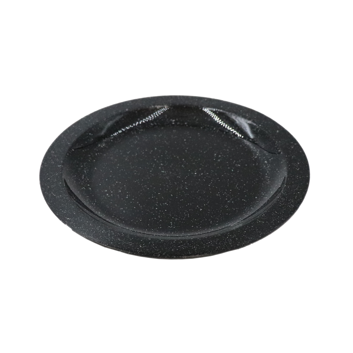Foto de plato tradicional plastipeltre negro — Alco Distribuidora Torreón mayoreo