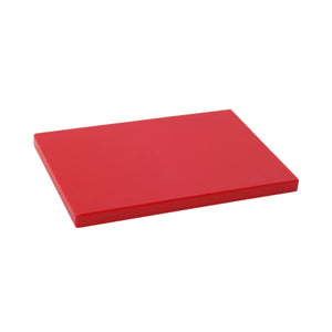 TABLA DE CORTE 30X45CM 1/2 PG POLIETILENO  COLOR ROJO T0044