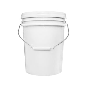 CUBETA INDUSTRIAL C/TAPA Y ASA 10 LTS. BLANCA