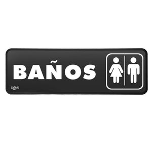 SEÑAL BAÑOS  23X7.5 7917