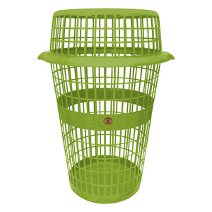 CESTO CALADO C/TAPA . (2 EN 1)