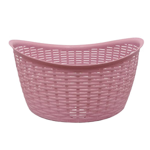 CANASTA RATTAN OVAL ROSA MAGNOLIA ROSA MAGNOLIA CROV0077