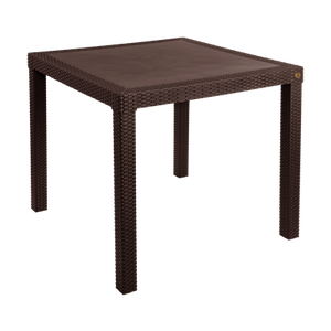 MESA  TIPO  RATTAN  CHOCOLATE