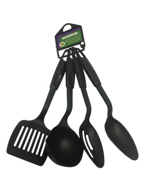 UTENSILIOS PARA COCINA NYLON 4 PZAS E-15131