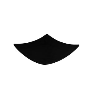 PLATO CUADRADO 15 CMS. MELAMINA JET BLACK