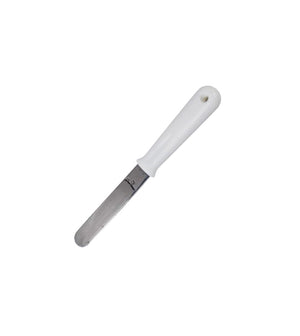 ESPATULA PASTELERA 4" MANGO  PLASTICO BLANCO 120-002-101