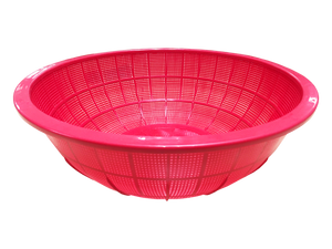 COLADOR CROMADO 22 CMS. MANGO PLASTICO AZUL 022-006-022